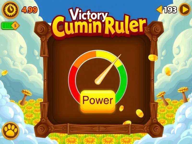 Victory Cumin Ruler gameplay screenshot showing cumin power meter